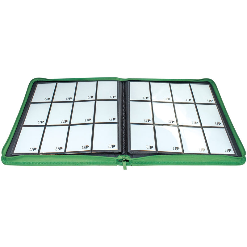 Ultra Pro - Vivid Portfolio A4 12 Pochettes avec Fermeture : Vert