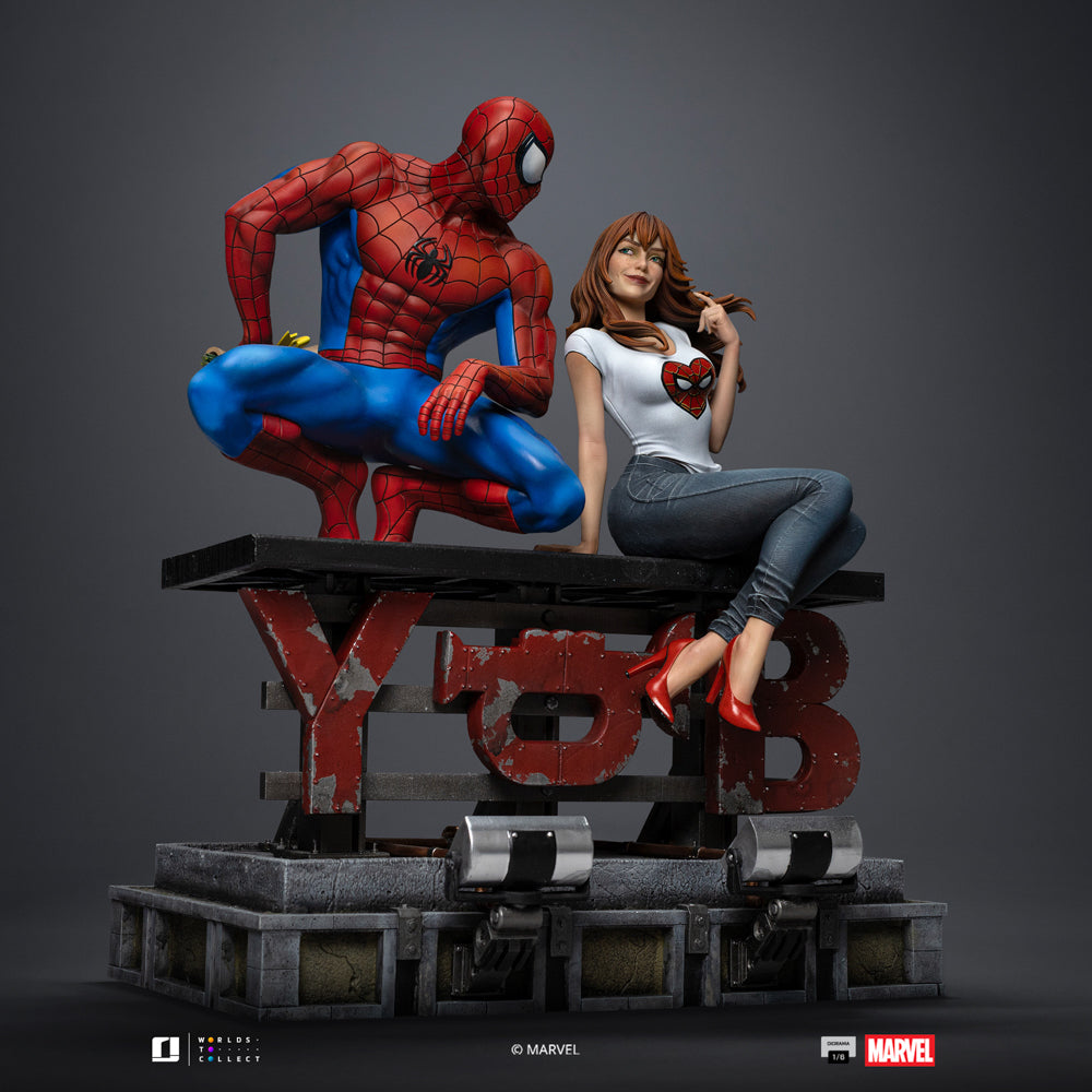 Iron Studios - Sixth Scale Diorama 1/6 - Marvel Comics - Spider-Man et MJ Statue 35cm