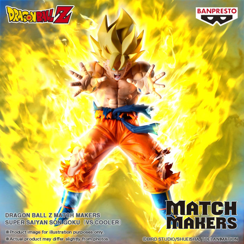 Dragon Ball Z - Match Makers - Super Saiyan Son Goku (VS Cooler) Statue 14cm - flash vidéo