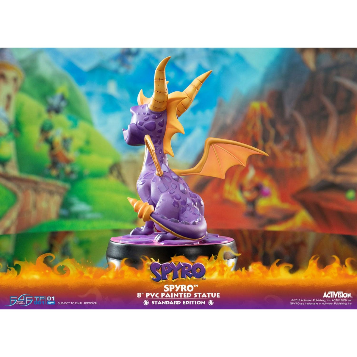 First 4 Figures - Spyro the Dragon - Spyro Statue Edition Standard 20cm - flash vidéo