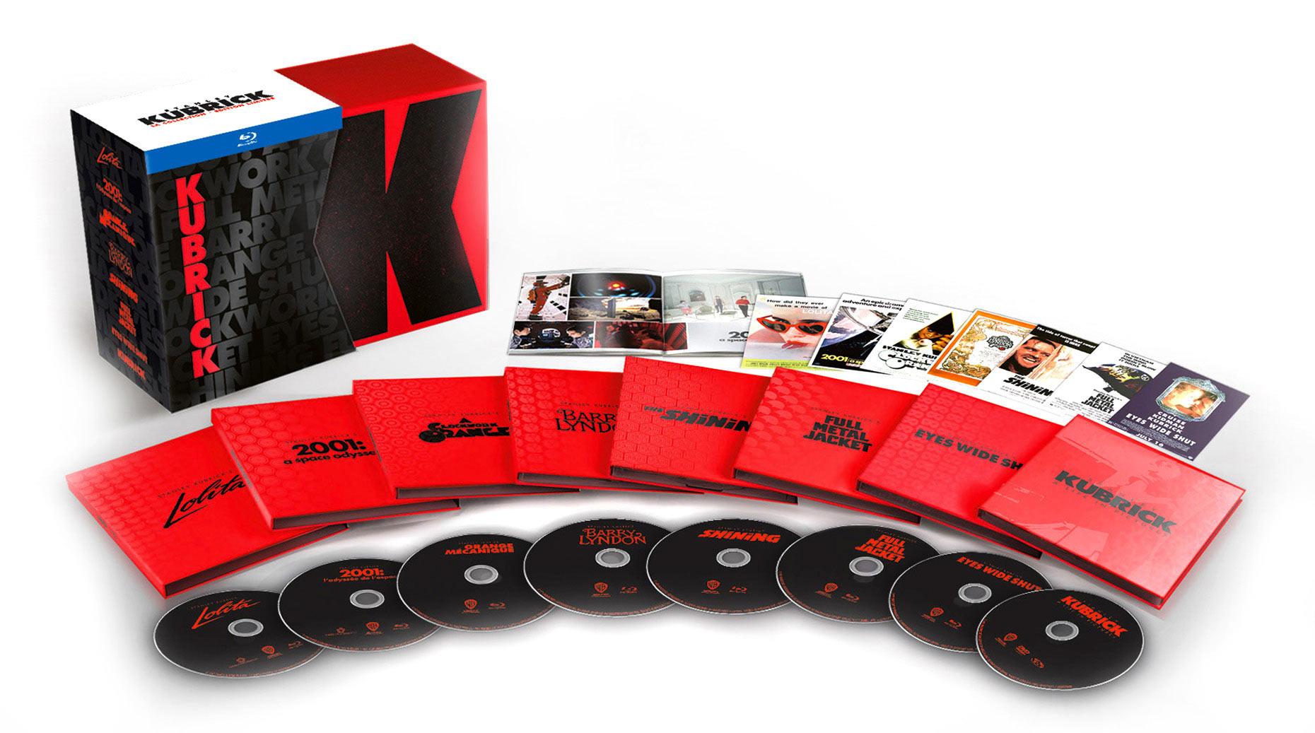Stanley Kubrick : 2001, l'odyssée de l'espace + Shining + Eyes Wide Shut + Barry Lyndon + Lolita + Full Metal Jacket + Orange mécanique [Blu-ray]