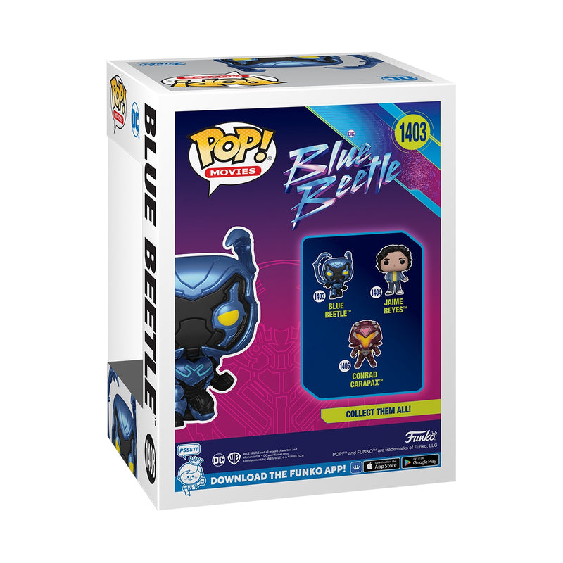 Funko Pop! Movies: Blue Beetle - Blue Beetle (Chance of Special Chase Edition)