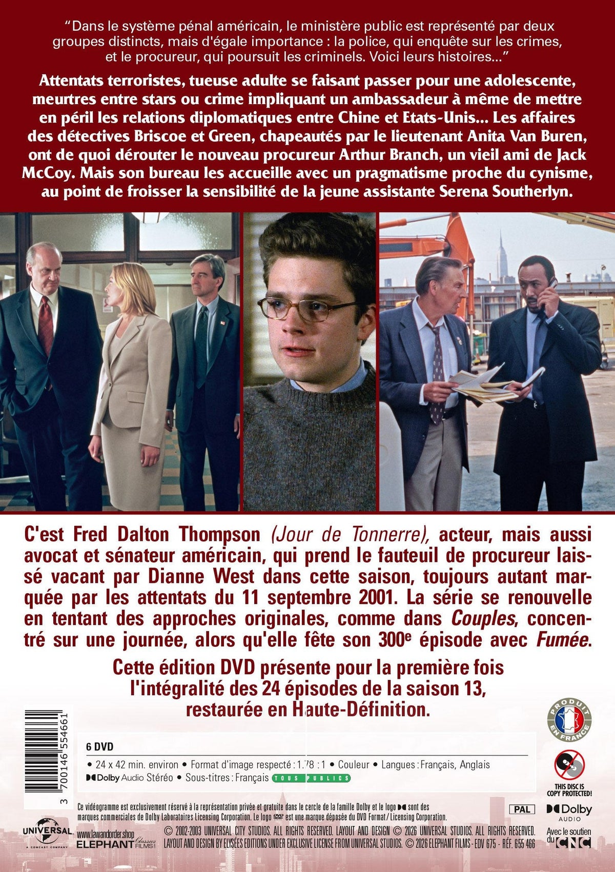 New York, police judiciaire (Law & Order) - Intégrale saison 13 [DVD]