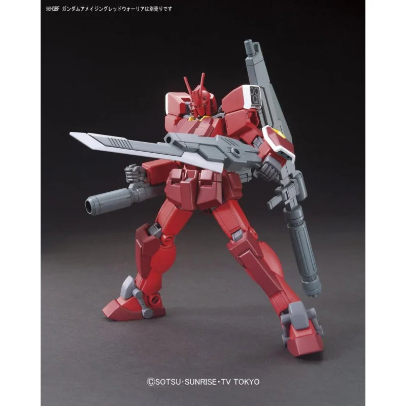Gunpla - Gundam Build Metaverse - HGBF 1/144 - Gundam Amazing Red Warrior Model Kit - flash vidéo