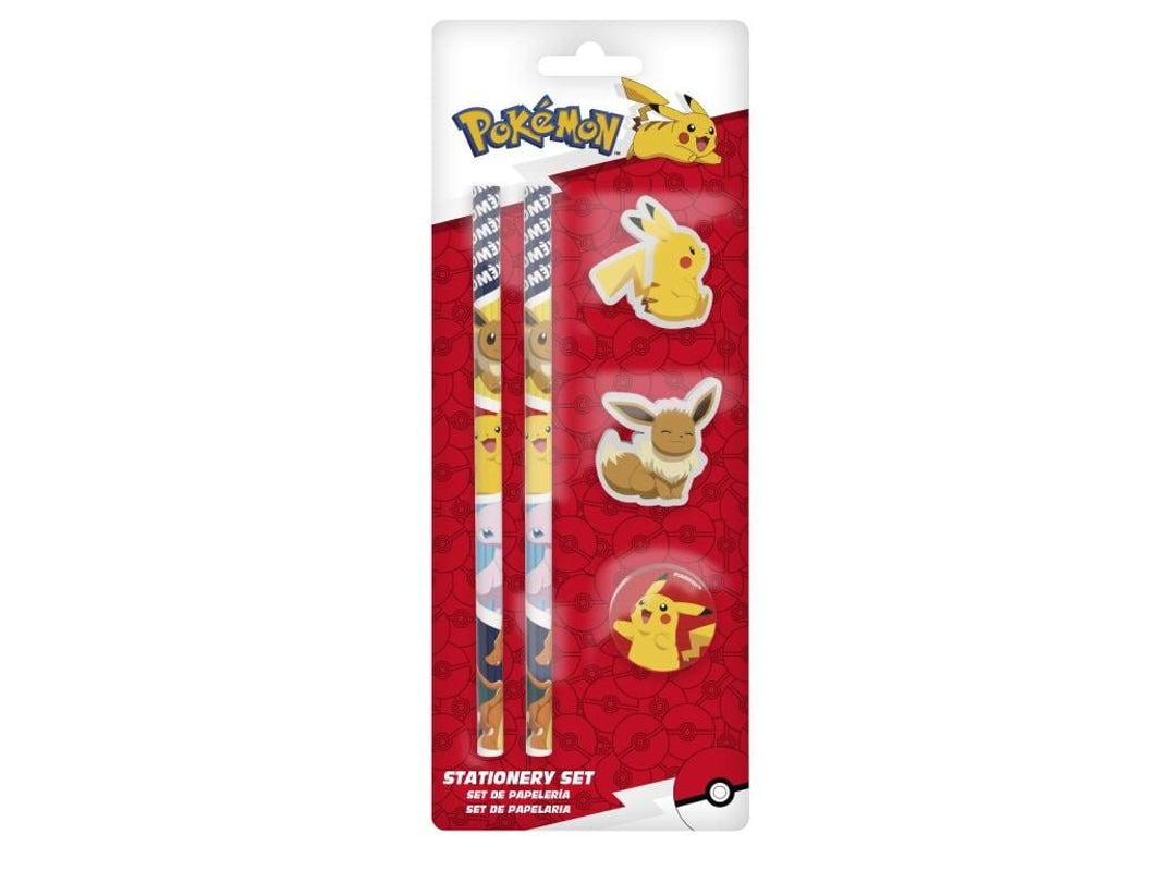 Pokémon - Set de Papeterie 5pcs