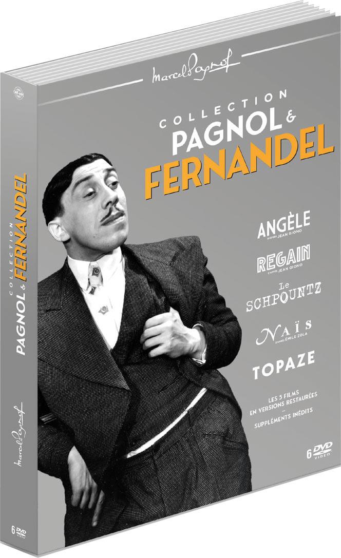 Pagnol & Fernandel : Angèle + Regain + Le Schpountz + Naïs + Topaze [DVD]