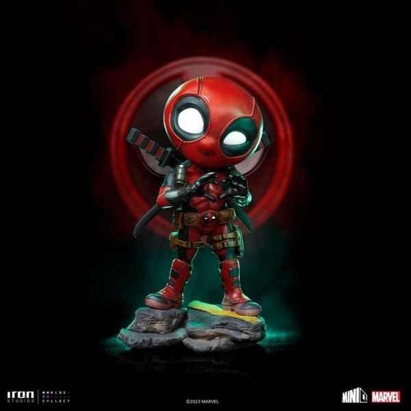 Iron Studios - MiniCo - Marvel - Deadpool Statue 15cm - flash vidéo