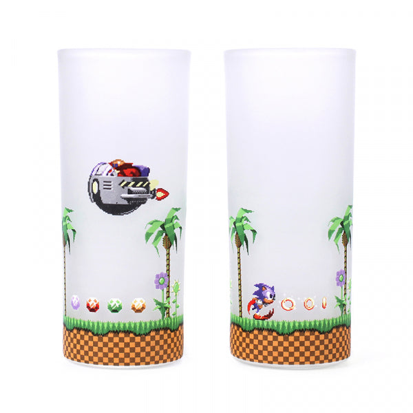 Sonic the Hedgehog - Sonic & Eggman Set of 2 Glasses 450ml - flash vidéo