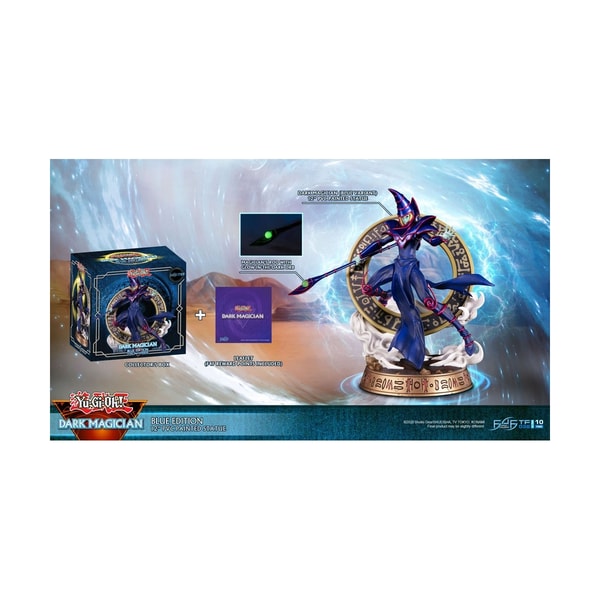 First 4 Figures - Yu-Gi-Oh! - Magicien des Ténébres Bleu Statue Edition Standard 29cm - flash vidéo