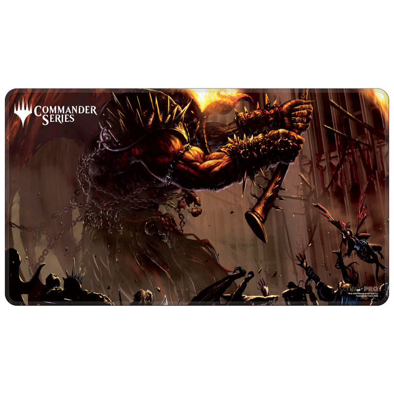 Ultra Pro - Magic: The Gathering - Commander Series - Tapis de jeu Rakdos, Seigneur des émeutes (60 x 34 cm)