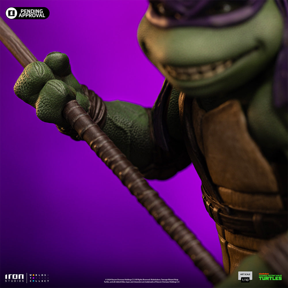 Iron Studios - Art Scale 1/10 - Teenage Mutant Ninja Turtles - Donatello Statue 18cm - flash vidéo