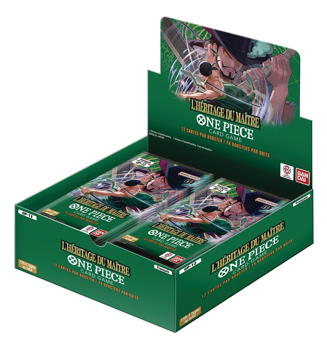 One Piece Card Game - Display de Pack de Booster OP-12 L'Héritage du Maître (Display x24)
