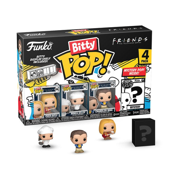 Funko Bitty Pop! 4-Pack: Friends Display (12 units) - flash vidéo