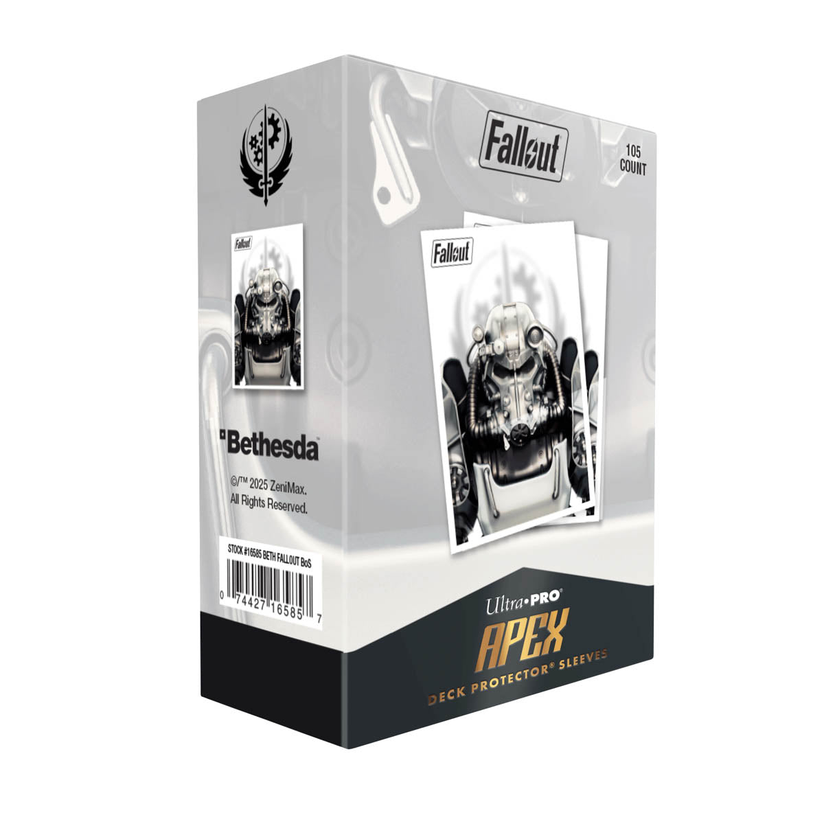 Ultra Pro - Magic: The Gathering - Fallout: Brotherhood of Steel - Sachet de 105 protèges cartes Apex - flash vidéo