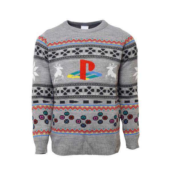 Sony - PlayStation - Pull moche de Noël - PlayStation Logo Sweater UK M / US S