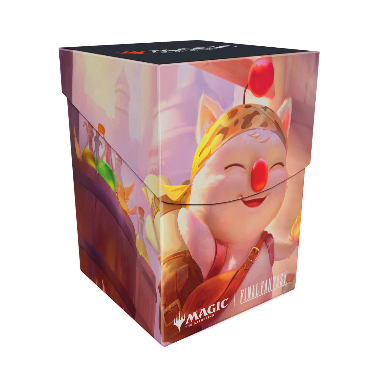 Ultra Pro - Magic: The Gathering - Universes Beyond: Final Fantasy - Boîte de deck 100+ Stiltzkin, Moogle Merchant