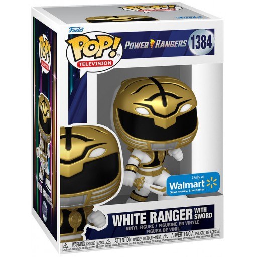 Funko Pop! TV: Power Rangers - White Ranger with Sword