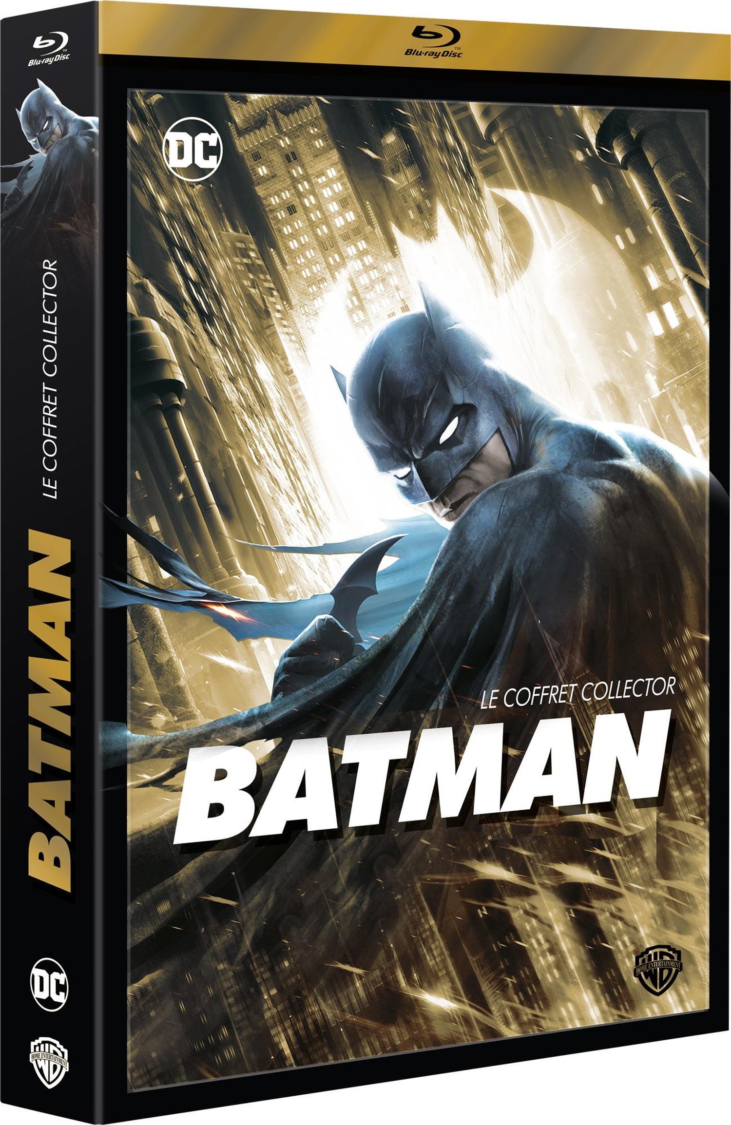 Batman, le coffret collector : Un deuil dans la famille + Batman Ninja + Year One + Gotham by Gaslight + The Dark Knight parties 1 & 2 [Blu-ray]