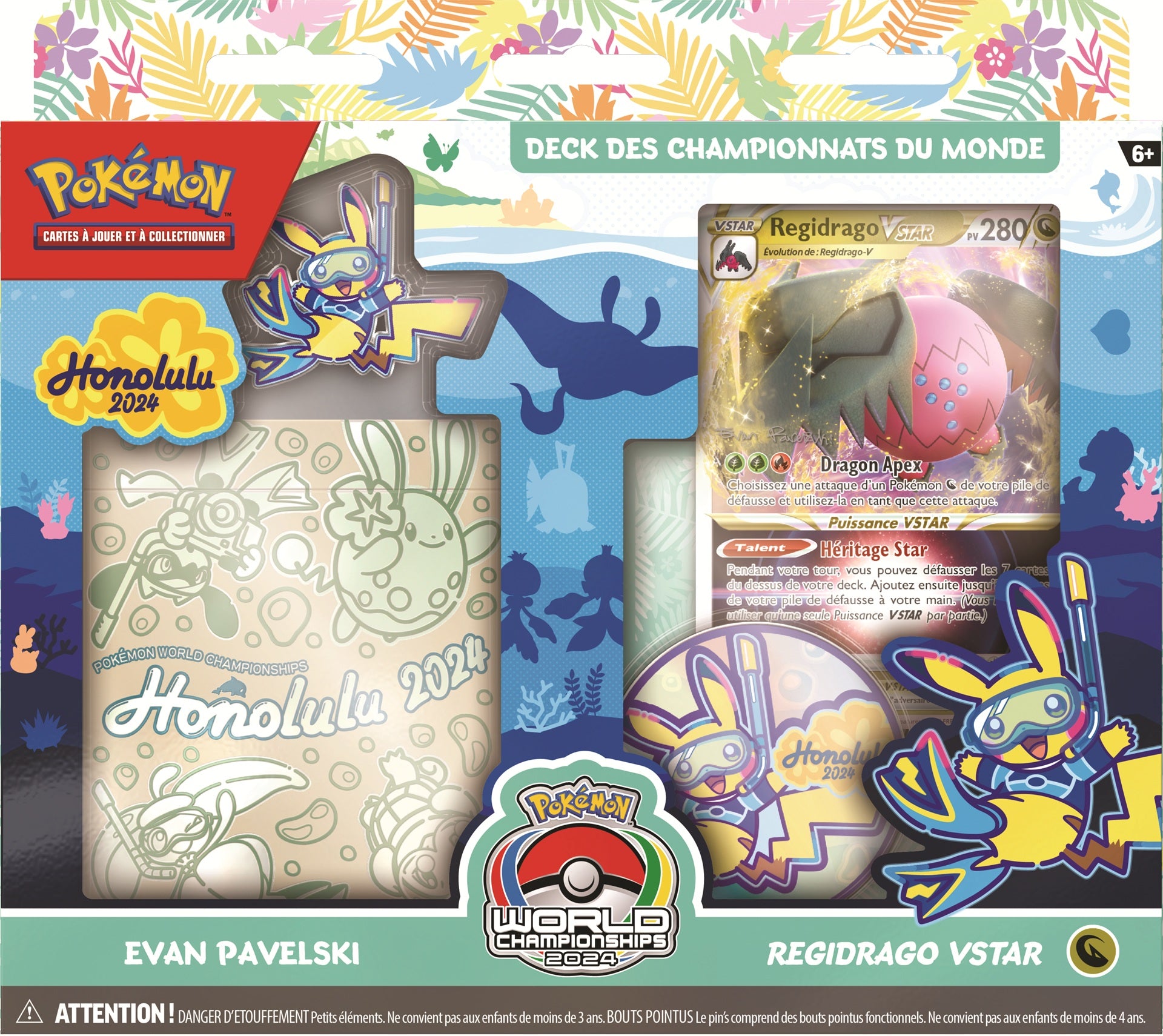 Pokémon JCC - Deck des Championnats du Monde du JCC Pokémon 2024 (1x deck aléatoire)