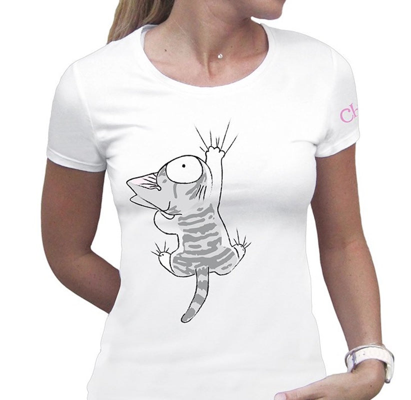 Chi - Chi Clutched White Woman T-Shirt XL