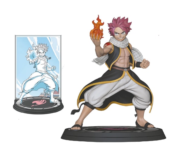 Fairy Tail - Figurine panoramique de Natsu Dragnir - flash vidéo