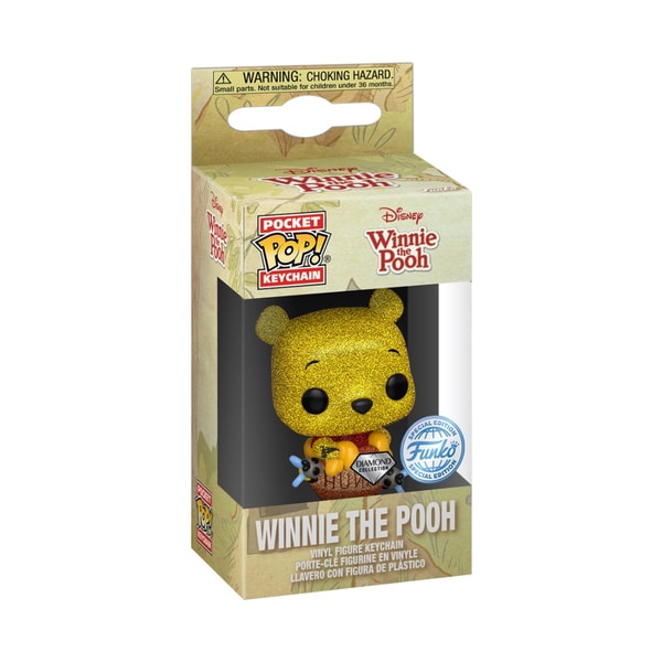 Funko Pocket Pop! Keychain: Winnie the Pooh (Diamond Glitter)