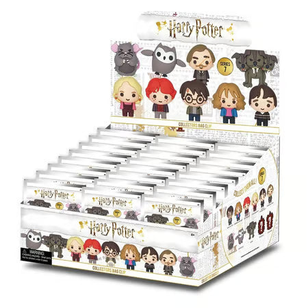 Harry Potter - Assortiment en blind box de figurines de sac de collection Harry Potter en mousse (Série 7) (24 pcs)