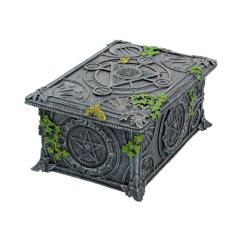 Wiccan Pentagram - Boîte à bijoux pour le tarot 17.5cm