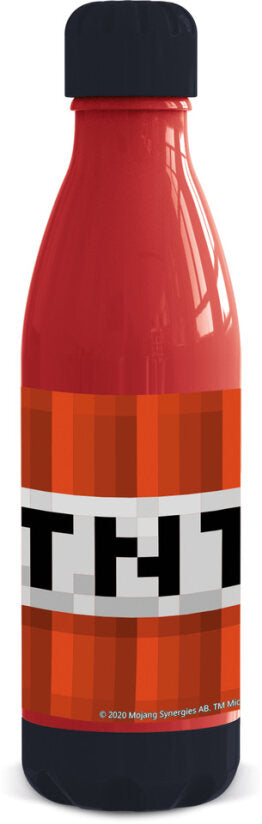 Minecraft - Bouteille d'eau TNT (PP) - 660ml - flash vidéo
