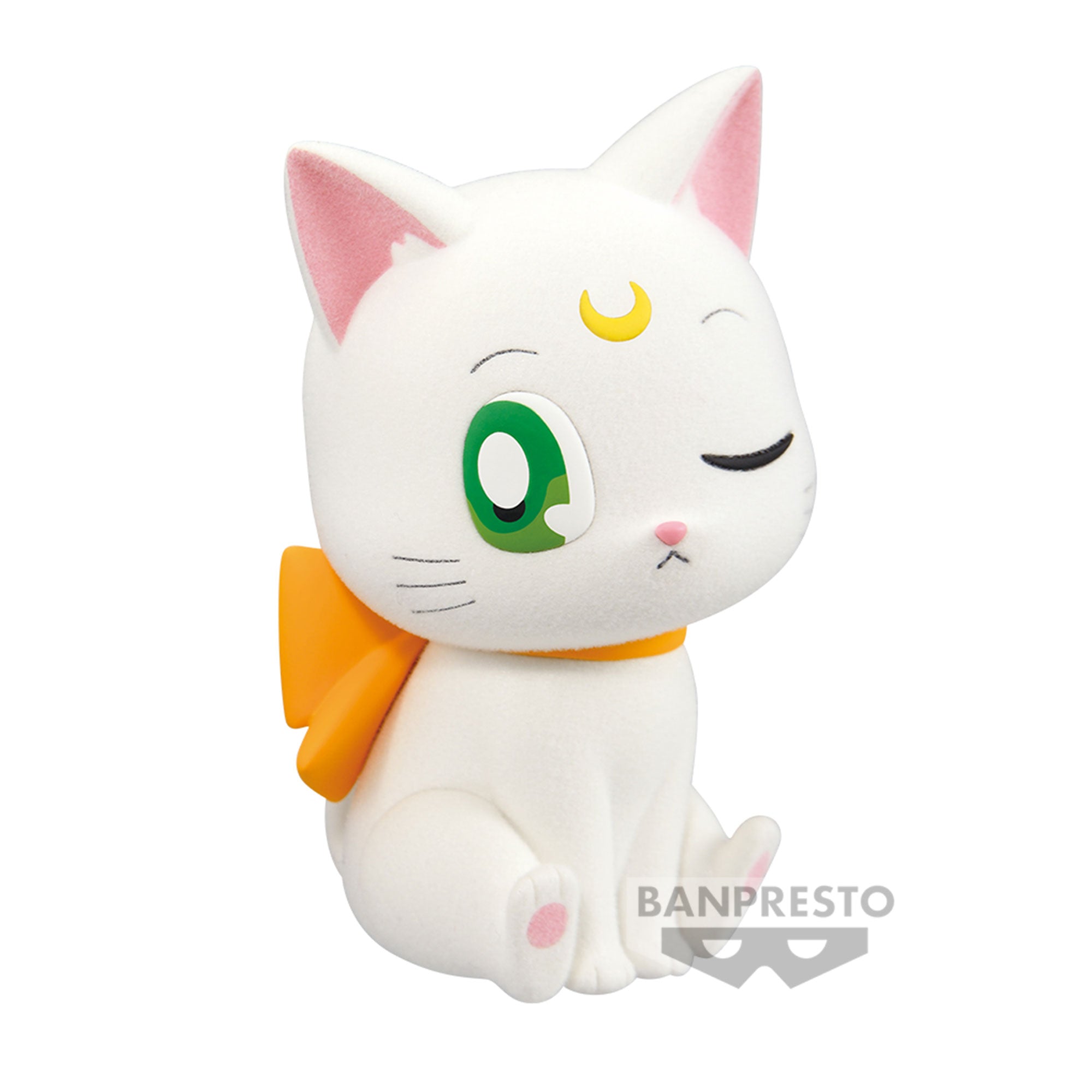 Pretty Guardian Sailor Moon Cosmos the Movie - Fluffy Puffy - Luna/Artemis - Big Ribbon - (Ver.B: Artemis) Statue 7cm - flash vidéo