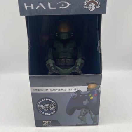 Cable Guys - Halo Combat Evolved 20th Anniversary - Master Chief Support Chargeur pour Téléphone et Manette - flash vidéo
