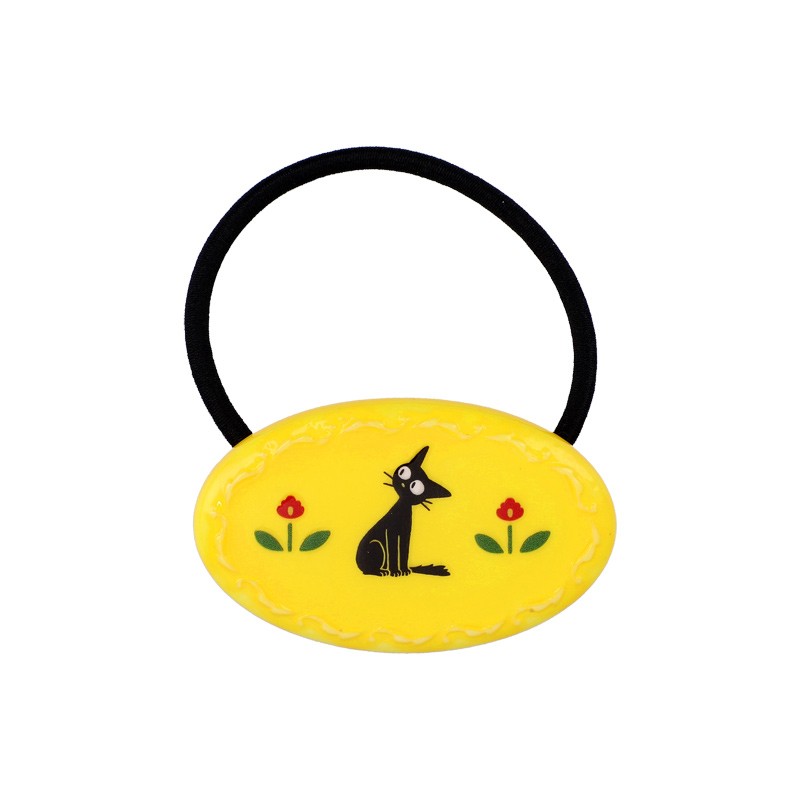 ÉLASTIQUE À CHEVEUX FANTAISIE JAUNE JIJI - KIKI LA PETITE SORCIÈRE