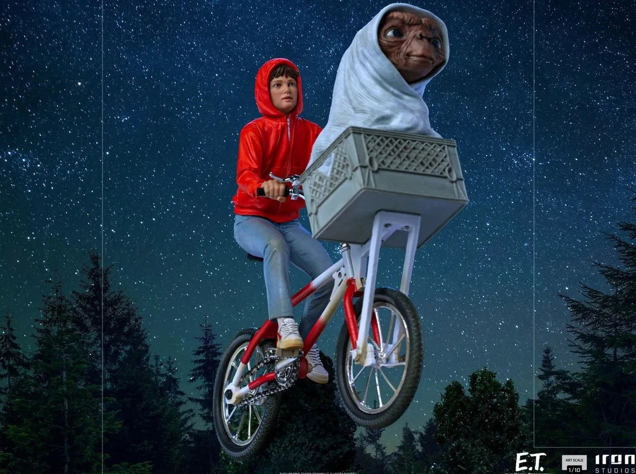 Iron Studios - Arts Scale 1/10 - E.T. - The Extra Terrestrial - E.T. and Elliot Statue 24cm - flash vidéo