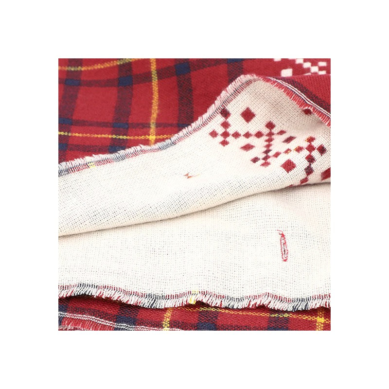 ÉTOLE AVEC ACCROCHE JIJI MOTIFS À CARREAUX - KIKI LA PETITE SORCIÈRE