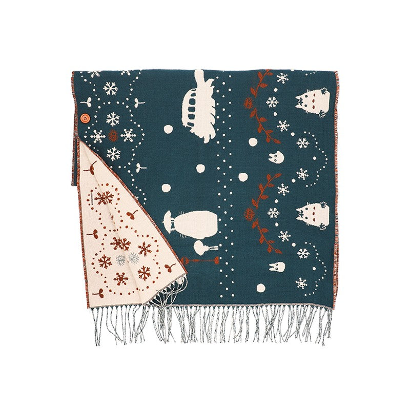 ETOLE AVEC BOUTONS TOTORO DANS LA NEIGE - MON VOISIN TOTORO