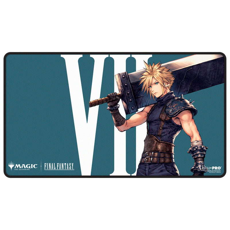 Ultra Pro - Magic: The Gathering - Final Fantasy - Tapis de jeu à surpiqûres noires Cloud, Ex-SOLDIER