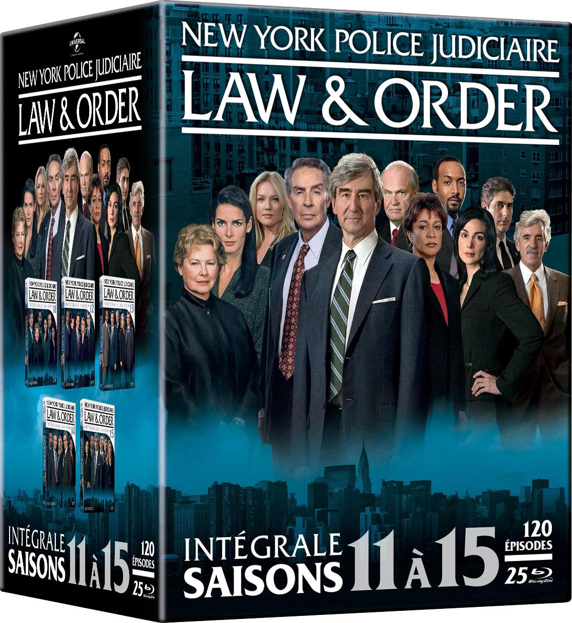 New York, police judiciaire (Law & Order) - Intégrale saisons 11 à 15 [Blu-ray]