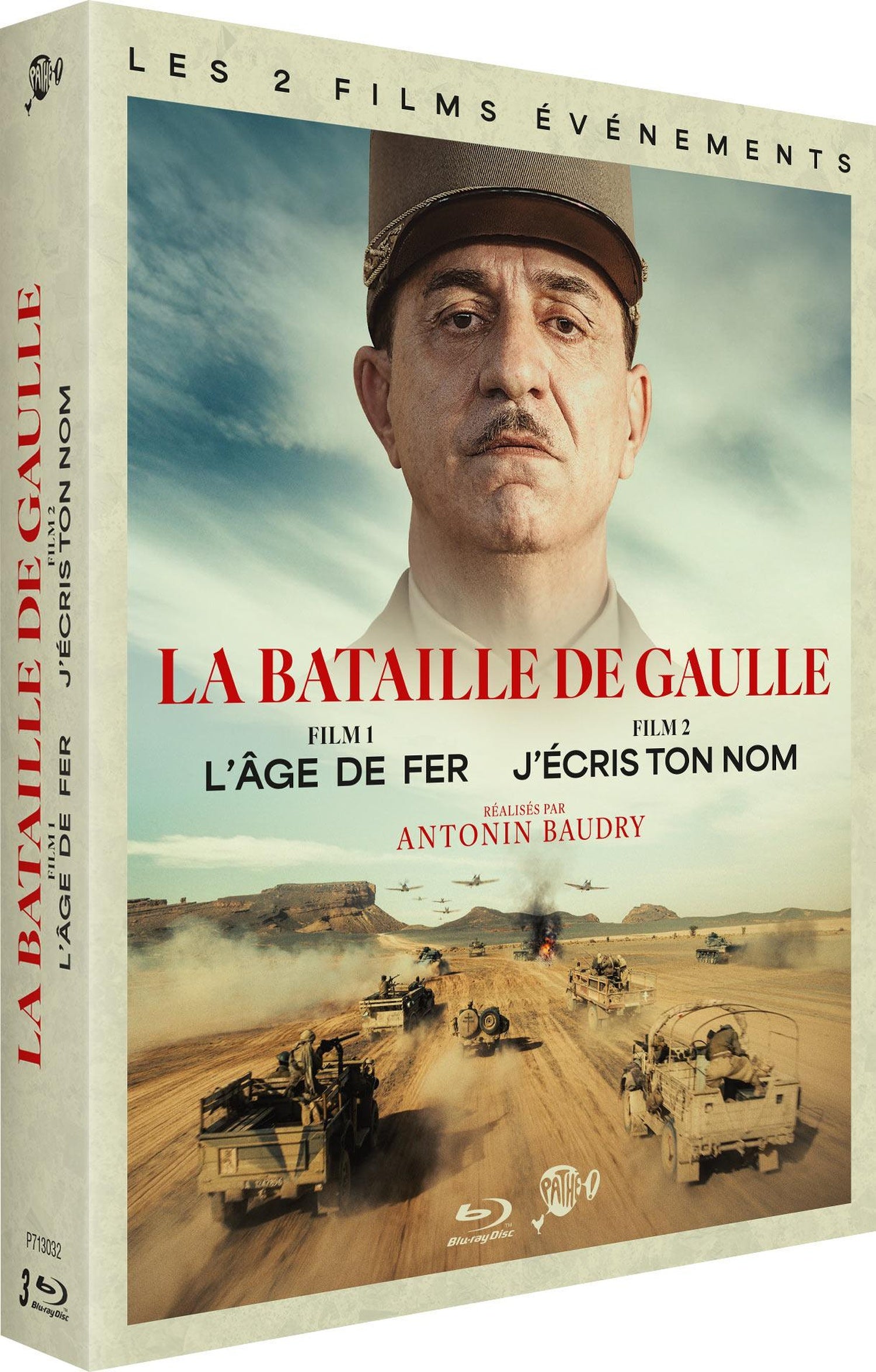 La Bataille de Gaulle - Les 2 films : J'écris ton nom + L'Âge de fer [Blu-ray]