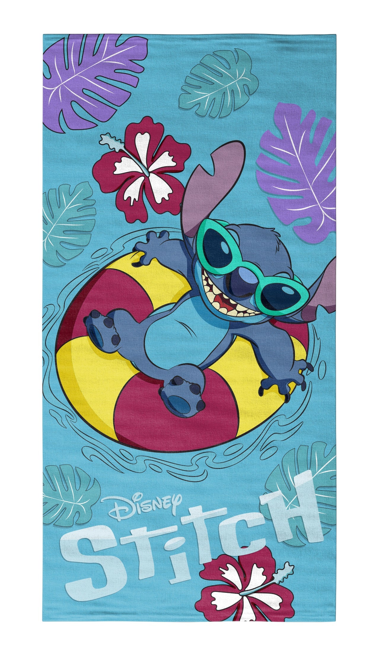 Disney - Lilo et Stitch - Serviette de plage en microfibre "Summer Stitch" (140x70cm) - flash vidéo