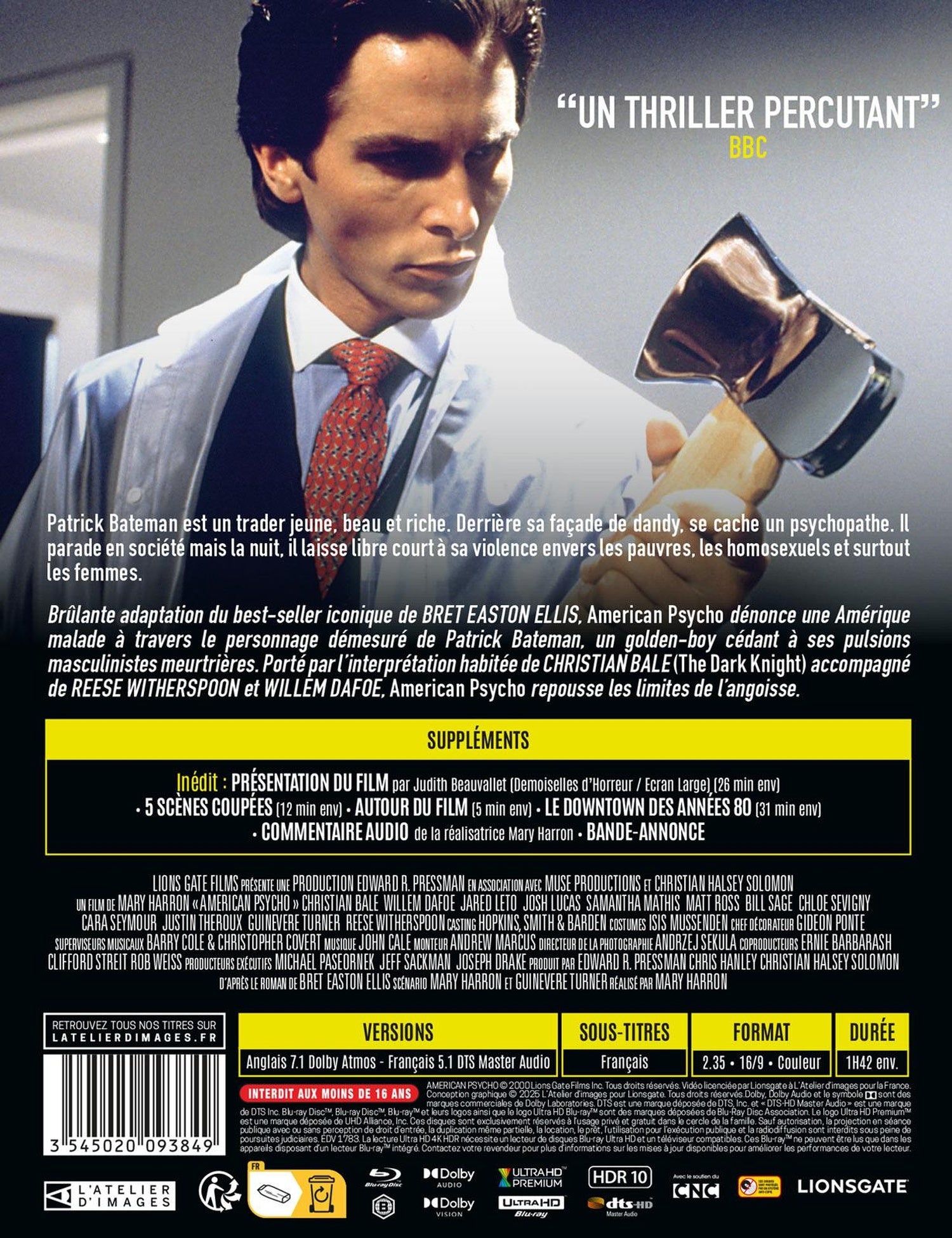 American Psycho [4K Ultra HD]