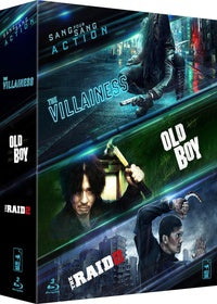 Coffret Action Asiatique - Collection de 3 films - The Villainess + Raid 2 + Old Boy [Blu-ray]
