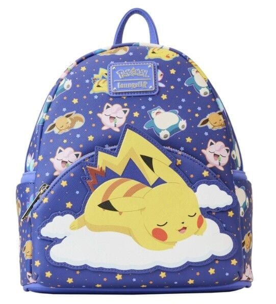 Loungefly: Pokémon - Sleeping Pikachu and Friends Mini Backpack