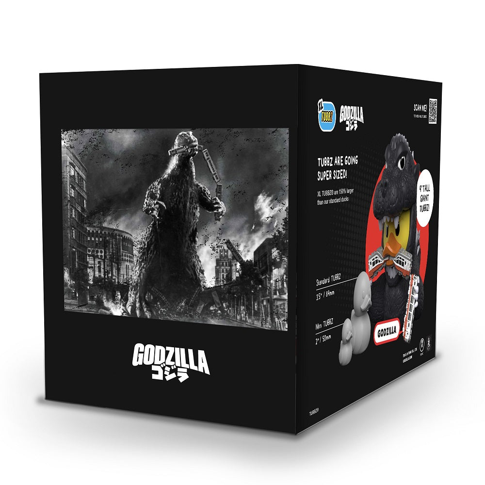 Numskull - TUBBZ Canard de bain - Toho - Godzilla (Taille Géante) - 23cm - flash vidéo