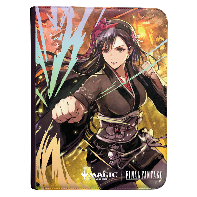 Ultra Pro - Magic: The Gathering - Final Fantasy - Classeur PRO-Binder à fermeture éclair haut de gamme à 9 pochettes Tifa Lockhart