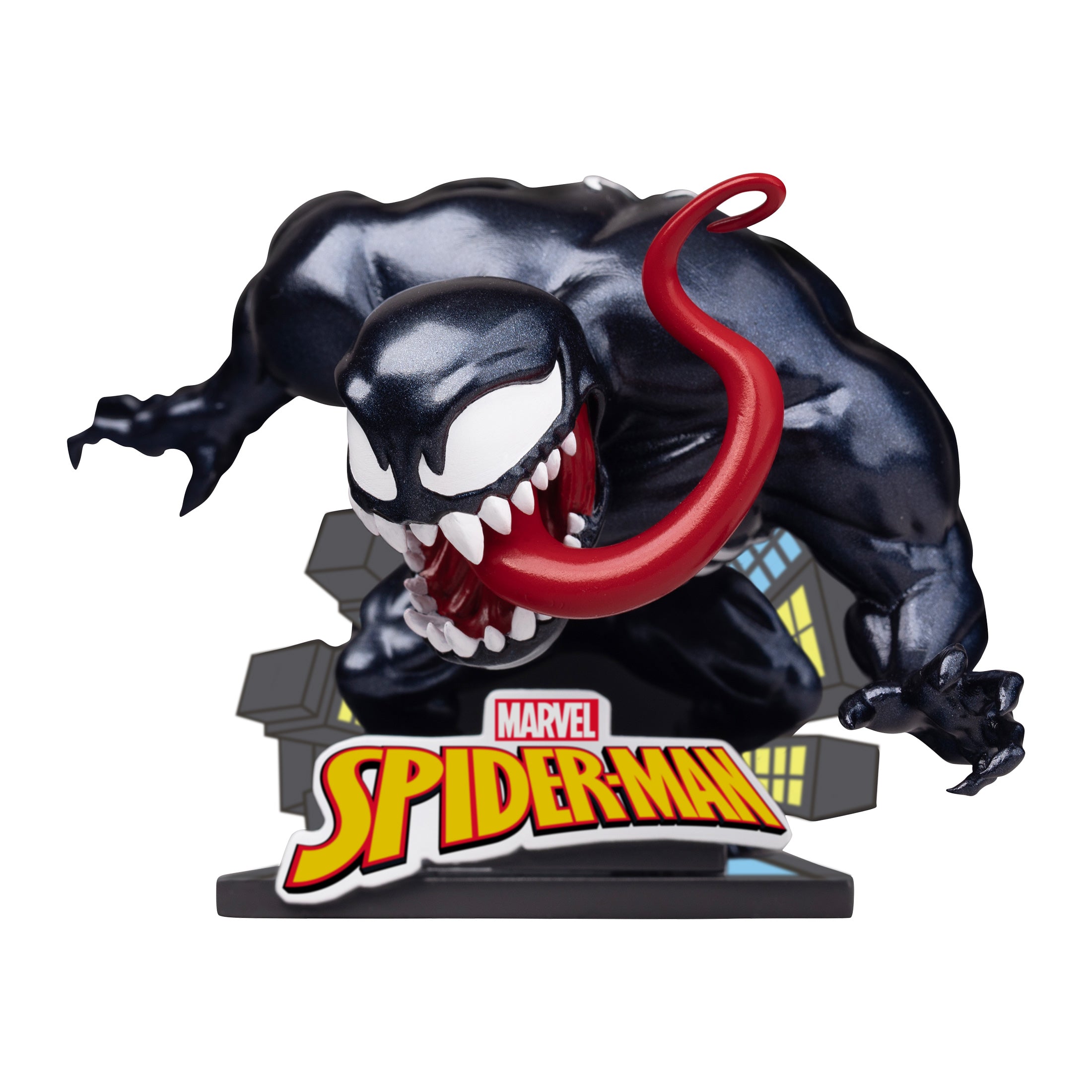 YuMe Hero Box Attack Series - Display blind box de figurines Spider-Man 8cm (12 unités)