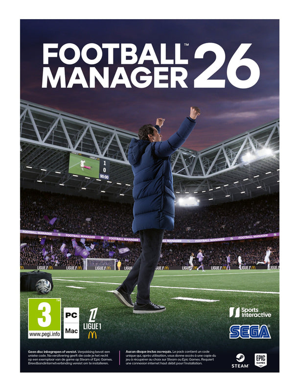 Football Manager 26 (Code-in-a-box)