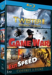 Coffret chaos : twister 2, extreme tornado ; game war ; exit speed [Blu-ray]