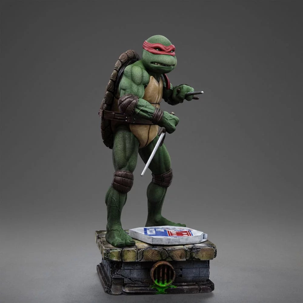 Iron Studios - Art Scale 1/10 - Teenage Mutant Ninja Turtles - Raphaël Statue 21cm - flash vidéo
