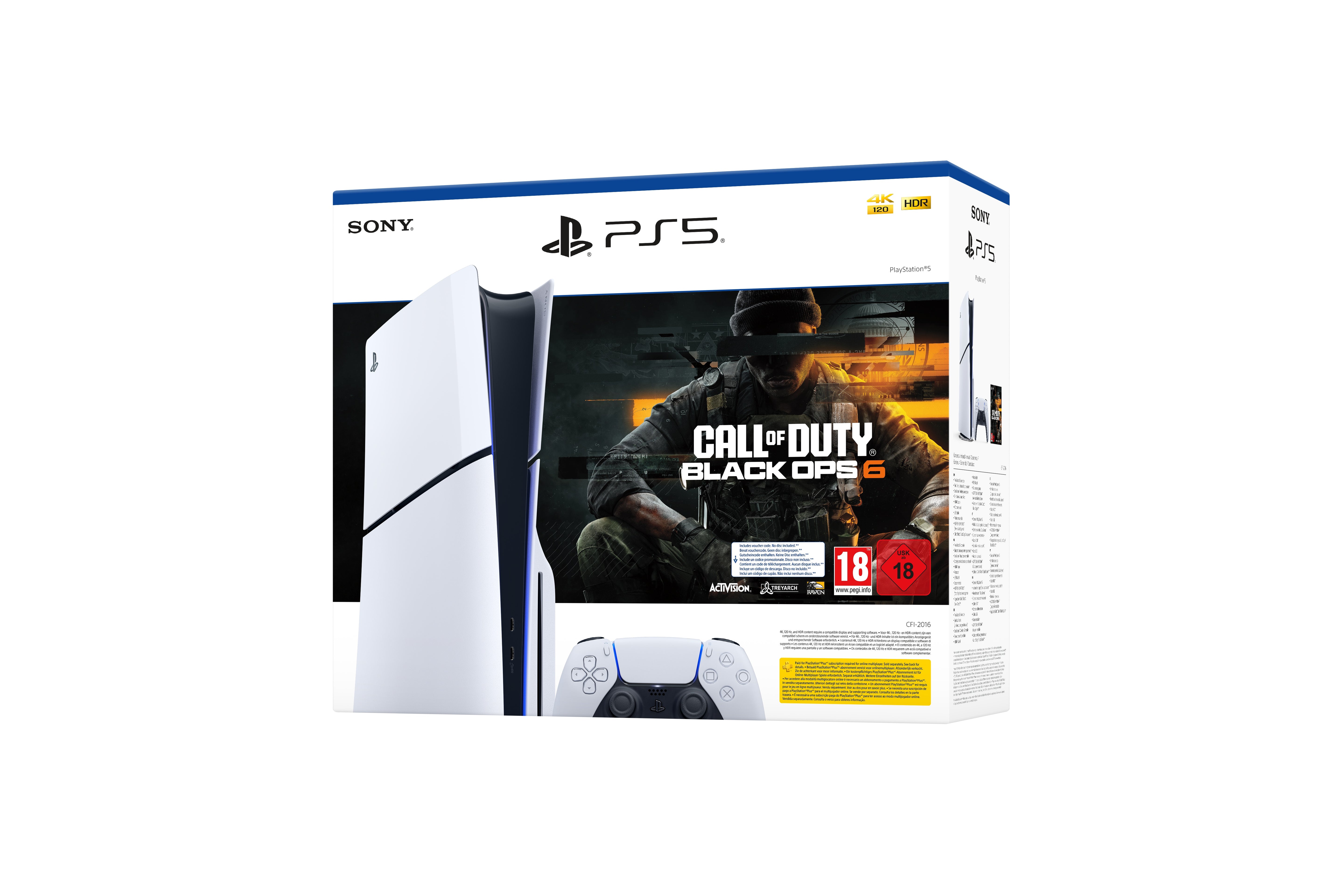 PlayStation 5 White (Slim Model) + Call of Duty: Black Ops 6
