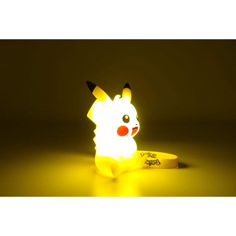 Pokémon - Figurine lumineuse Pikachu avec dragonne